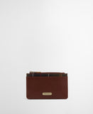 Barbour Alder Leather Card Holder - Brown/Classic