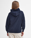 Barbour Northumberland Hoodie - Navy/White