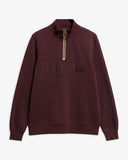 Barbour Cynthia Half Zip Sweatshirt - Fig
