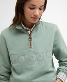 Barbour Cynthia Quarter Zip - Blue Sage