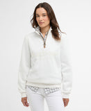 Barbour Cynthia Quarter Zip Jumper - Cloud