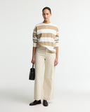 Barbour Eva Sweatshirt - Cloud/Warm Trench