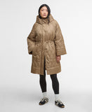 Barbour Celine Quilted Jacket - Military Brown/Hessian Tartan