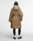 Barbour Celine Quilted Jacket - Military Brown/Hessian Tartan