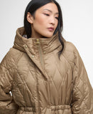 Barbour Celine Quilted Jacket - Military Brown/Hessian Tartan