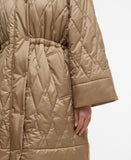 Barbour Celine Quilted Jacket - Military Brown/Hessian Tartan