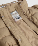 Barbour Freya Puffer Jacket - Military Brown/Hessian Tartan