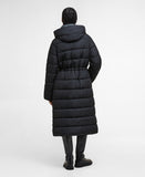 Barbour Freya Puffer Jacket - Black/Onyx Tartan