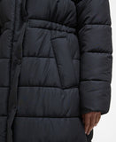 Barbour Freya Puffer Jacket - Black/Onyx Tartan