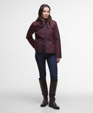 Barbour Dahlia Quilted Jacket - Black Cherry