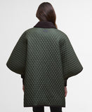 Barbour Oakham Quilted Cape - Olive