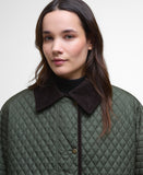 Barbour Oakham Quilted Cape - Olive