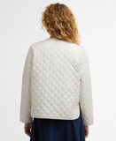 Barbour Cashel Collarless Quilted Jacket - Mist/Dress Tartan