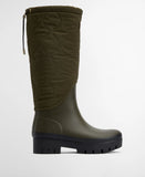 Barbour Marnie Quilted Tall Welly - Olive/Black