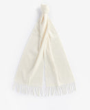 Barbour Lambswool Woven Scarf - Cream