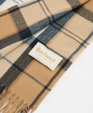 Barbour Hailestartan Scarf - Hessian Navy Tartan