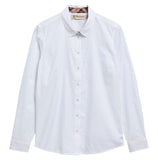 Barbour Derwent Shirt - White/Light Muted Tartan