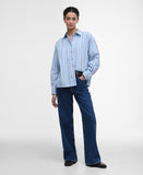 Barbour Saffron Shirt - Ice Blue Stripe