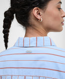 Barbour Saffron Shirt - Ice Blue Stripe