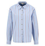 Barbour Saffron Shirt - Ice Blue Stripe