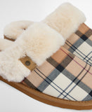 Barbour Claudia Tartan Mule Slipper - Hessian Tartan