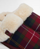 Barbour Claudia Tartan Mule Slipper - Winterberry Tartan