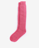 Barbour Wellington Knee Sock - Pink Dahlia