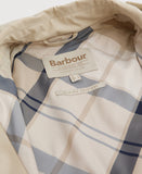 Barbour Maia Showerproof Trench Coat - Mist/Dress Navy Tartan