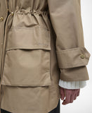 Barbour Fallyn Showerproof Jacket - Military Brown/Hessian Tartan