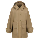 Barbour Fallyn Showerproof Jacket - Military Brown/Hessian Tartan