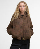 Barbour Audrey Showerproof Jacket - Vicuna Gingham Check