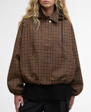 Barbour Audrey Showerproof Jacket - Vicuna Gingham Check