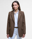 Barbour Elm Tailored Blazer- Military Brown