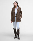 Barbour Elm Tailored Blazer- Military Brown