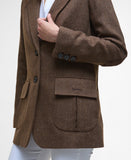 Barbour Elm Tailored Blazer- Military Brown