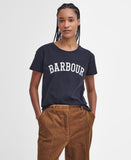 Barbour Northumberland Classic T-Shirt - Navy/White