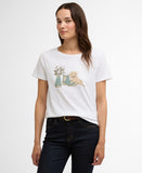 Barbour Brambles Tee - White