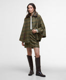 Barbour Flax Lily Wool Cape - Arabesque/Brown