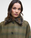 Barbour Flax Lily Wool Cape - Arabesque/Brown