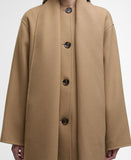 Barbour Clementine Wool Scarf Coat - Camel