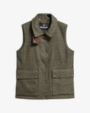 Barbour Joyce Wool Gilet - Olive Check