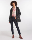 Barbour Winter Defence Wax Jacket - Navy