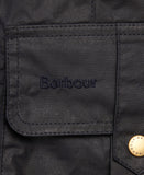 Barbour Winter Defence Wax Jacket - Navy