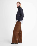Barbour Cropped Beadnell Wax Jacket - Black/Classic