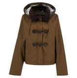 Barbour Myra Wax Duffle - Bark/Hessian Tartan