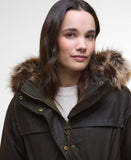 Barbour Durham City Parka Wax Jacket - Rustic