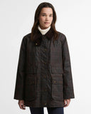 Barbour Modern Checked Border Wax Jacket - Muted Tartan