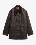 Barbour Modern Checked Border Wax Jacket - Muted Tartan