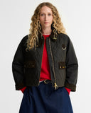 Barbour Tartan Quilted Spey Wax Jacket - Olive/Classic