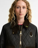 Barbour Tartan Quilted Spey Wax Jacket - Olive/Classic